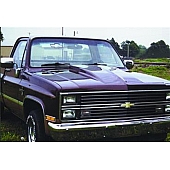 Reflexxion Hood - Cowl Induction Painted Galvanneal Steel Silver - 704600