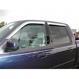 Stampede Rainguard - Chrome Plated Plastic Set Of 4 - 61428