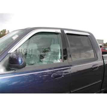 Stampede Rainguard - Chrome Plated Plastic Set Of 4 - 61428