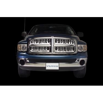 Putco Grille Insert - Polished Stainless Steel Rectangular - 89101