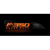 Recon Accessories Emblem - F-350 Super Duty Fenders - 264184AMBK