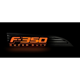 Recon Accessories Emblem - F-350 Super Duty Fenders - 264184AMBK
