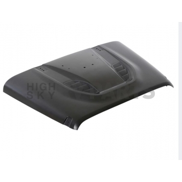 Smittybilt Hood - Vent Black Electro Coated Steel - 76400-1