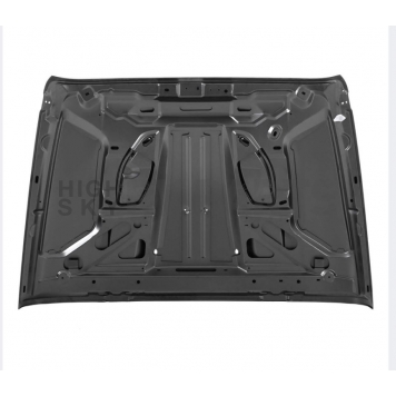 Smittybilt Hood - Vent Black Electro Coated Steel - 76400-2