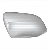 Coast To Coast Exterior Mirror Cover Driver And Passenger Side Silver ABS Plastic Set Of 2 - MC67540