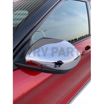 Coast To Coast Exterior Mirror Cover Driver And Passenger Side Silver ABS Plastic Set Of 2 - MC67540-1