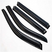 JSP Automotive Rainguard - Smoke Acrylic Set Of 4 - 218051