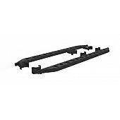 Paramount Automotive Running Board Black Powder Coated Steel Stationary - 517008
