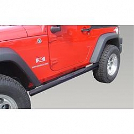 Rugged Ridge Nerf Bar 4-1/4 Inch Black Powder Coated Steel - 1159107
