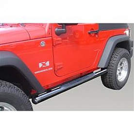 Rugged Ridge Nerf Bar 3 Inch Black Gloss Powder Coated Steel - 1159005