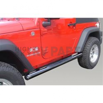Rugged Ridge Nerf Bar 3 Inch Black Gloss Powder Coated Steel - 1159005