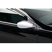 Putco Exterior Mirror Cover Driver And Passenger Side Silver ABS Plastic Set Of 2 - 401753