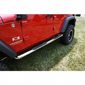 Rugged Ridge Nerf Bar 3 Inch Polished Steel - 1159306