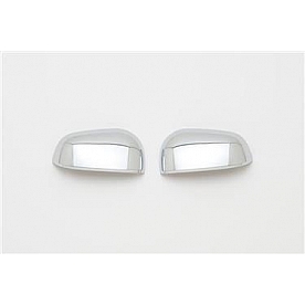 Putco Exterior Mirror Cover Driver And Passenger Side Silver ABS Plastic Set Of 2 - 401791