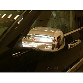 Putco Exterior Mirror Cover Driver And Passenger Side Silver ABS Plastic Set Of 2 - 402021