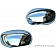 Putco Exterior Mirror Cover Driver And Passenger Side Silver ABS Plastic Set Of 2 - 403324
