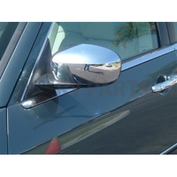 TFP (International Trim) Exterior Mirror Cover Driver And Passenger Side Silver Set Of 2 - 537