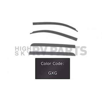Auto Ventshade (AVS) Rainguard - Tungsten Metallic - Vehicle Color Code GXG Acrylic Set Of 4 - 894040GXG