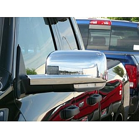 TFP (International Trim) Exterior Mirror Cover Driver And Passenger Side Silver Set Of 2 - 590