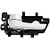 Help! By Dorman Interior Door Handle - Lever Plastic Silver Single - 84024