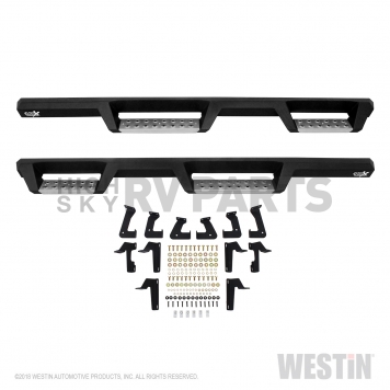 Westin Automotive Nerf Bar 3 Inch Black Powder Coated Stainless Steel - 56132952-3