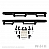 Westin Automotive Nerf Bar 3 Inch Black Powder Coated Stainless Steel - 56132952