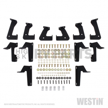 Westin Automotive Nerf Bar 3 Inch Black Powder Coated Stainless Steel - 56132952-4