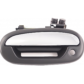 Help! By Dorman Exterior Door Handle - Plastic Silver Lever And Black Housing Single - 90672