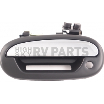 Help! By Dorman Exterior Door Handle - Plastic Silver Lever And Black Housing Single - 90672