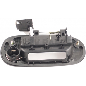 Help! By Dorman Exterior Door Handle - Plastic Silver Lever And Black Housing Single - 90672-1