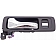 Help! By Dorman Interior Door Handle - Lever Plastic Gray Housing With Silver Lever Single - 81747