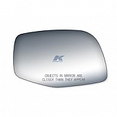 K-Source Exterior Mirror Glass Rectangular Power Single - 90036