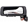 Help! By Dorman Interior Door Handle - Plastic Black Housing With Silver Lever Single - 81752