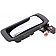 Help! By Dorman Interior Door Handle - Plastic Black Housing With Silver Lever Single - 81752