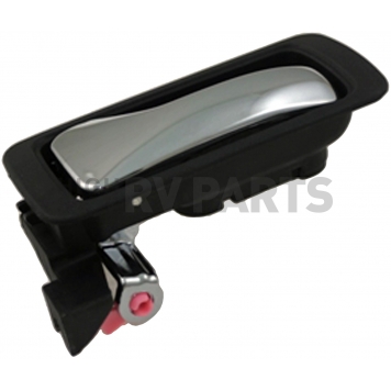 Help! By Dorman Interior Door Handle - Plastic Black Housing With Silver Lever Single - 81753-2