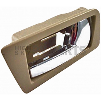 Help! By Dorman Interior Door Handle - Plastic Beige Housing With Silver Lever Single - 81754-2