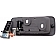 Help! By Dorman Interior Door Handle - Lever Plastic Gray Housing With Silver Lever Single - 81755