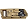 Help! By Dorman Interior Door Handle - Lever Plastic Beige Single - 81757