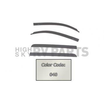 Auto Ventshade (AVS) Rainguard - Super White - Vehicle Color Code 040 Acrylic Set Of 4 - 99403640