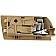 Help! By Dorman Interior Door Handle - Plastic Beige Housing With Silver Lever Single - 81766