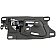 Help! By Dorman Interior Door Handle - Lever Plastic Gray Housing With Silver Lever Single - 81767