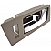 Help! By Dorman Interior Door Handle - Lever Plastic Gray Housing With Silver Lever Single - 81772