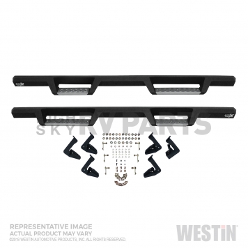 Westin Automotive Nerf Bar 3 Inch Black Powder Coated Stainless Steel - 56140252-3