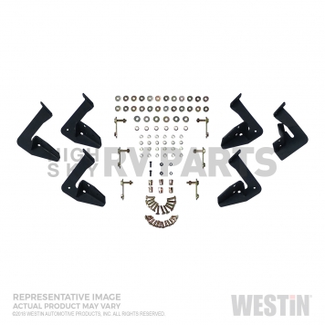 Westin Automotive Nerf Bar 3 Inch Black Powder Coated Stainless Steel - 56140252-4