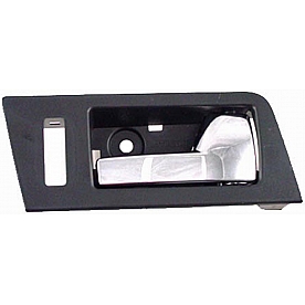 Help! By Dorman Interior Door Handle - Plastic Black Housing With Silver Lever Single - 81773