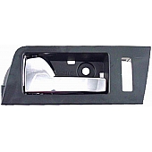 Help! By Dorman Interior Door Handle - Plastic Black Housing With Silver Lever Single - 81777