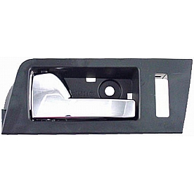 Help! By Dorman Interior Door Handle - Plastic Black Housing With Silver Lever Single - 81777