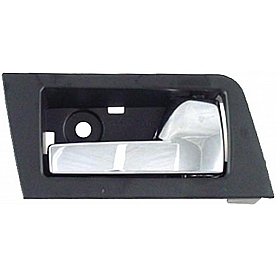 Help! By Dorman Interior Door Handle - Plastic Black Housing With Silver Lever Single - 81781