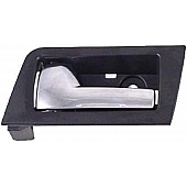 Help! By Dorman Interior Door Handle - Plastic Black Housing With Silver Lever Single - 81784