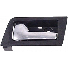 Help! By Dorman Interior Door Handle - Plastic Black Housing With Silver Lever Single - 81784